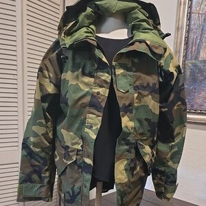 Camouflage Hooded Jacket